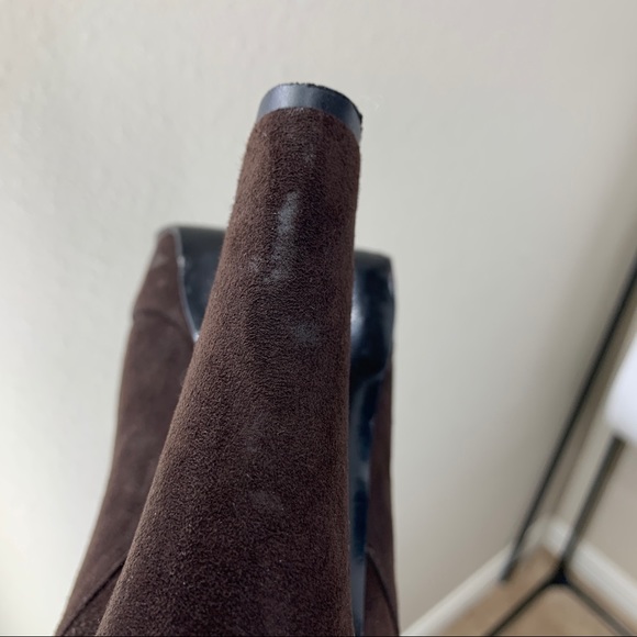 Marni calf suede Platform Chelsea Boot Brown - Picture 13 of 16